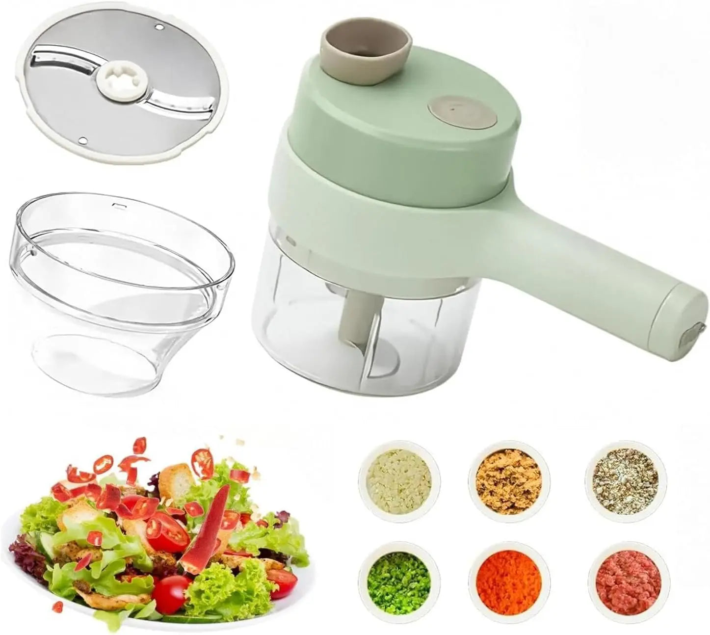 Household Multifunctional Wireless Electric Garlic Masher