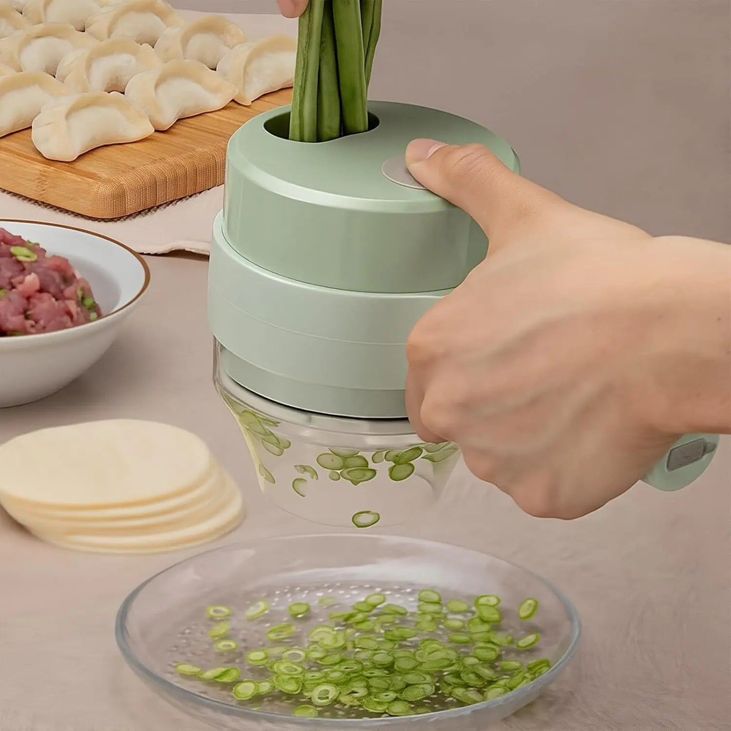 Household Multifunctional Wireless Electric Garlic Masher