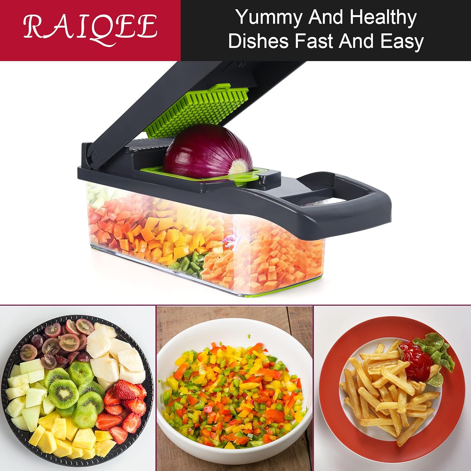 Vegetable Cutter Chopper and Slicer